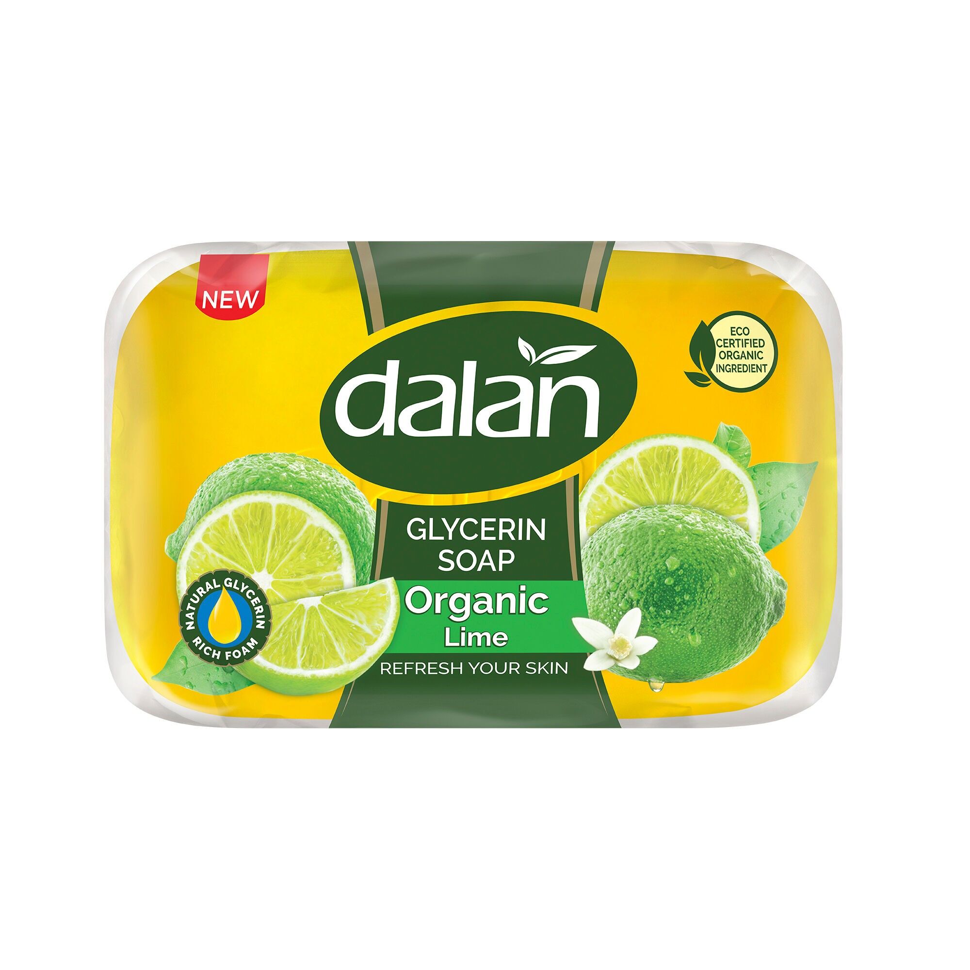 Sapone alla glicerina Dalan con lime biologico 100 g