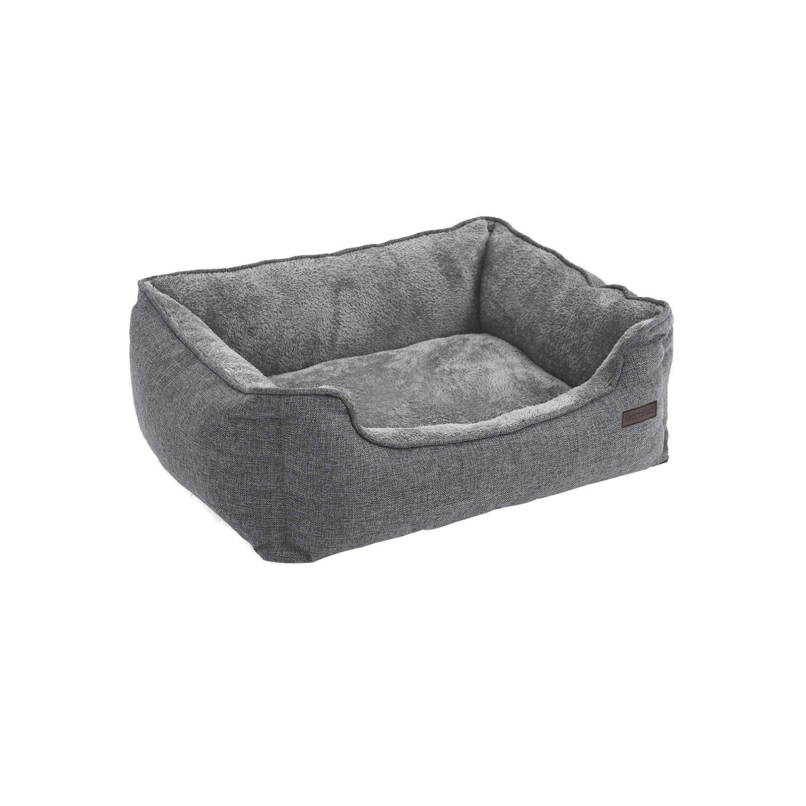Dog bed with removable cover, 70 x 55 x 21 cm