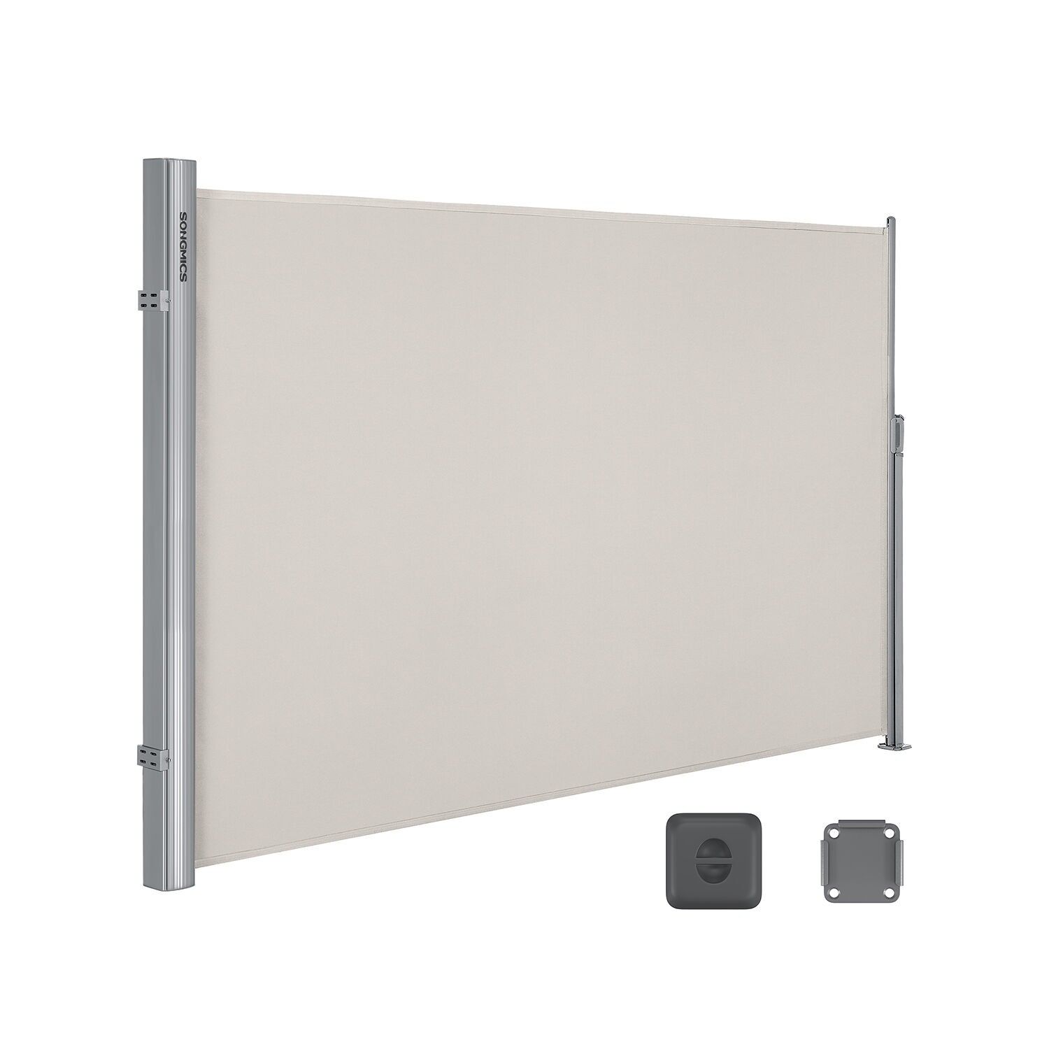 Side awning 200 x 350 cm beige