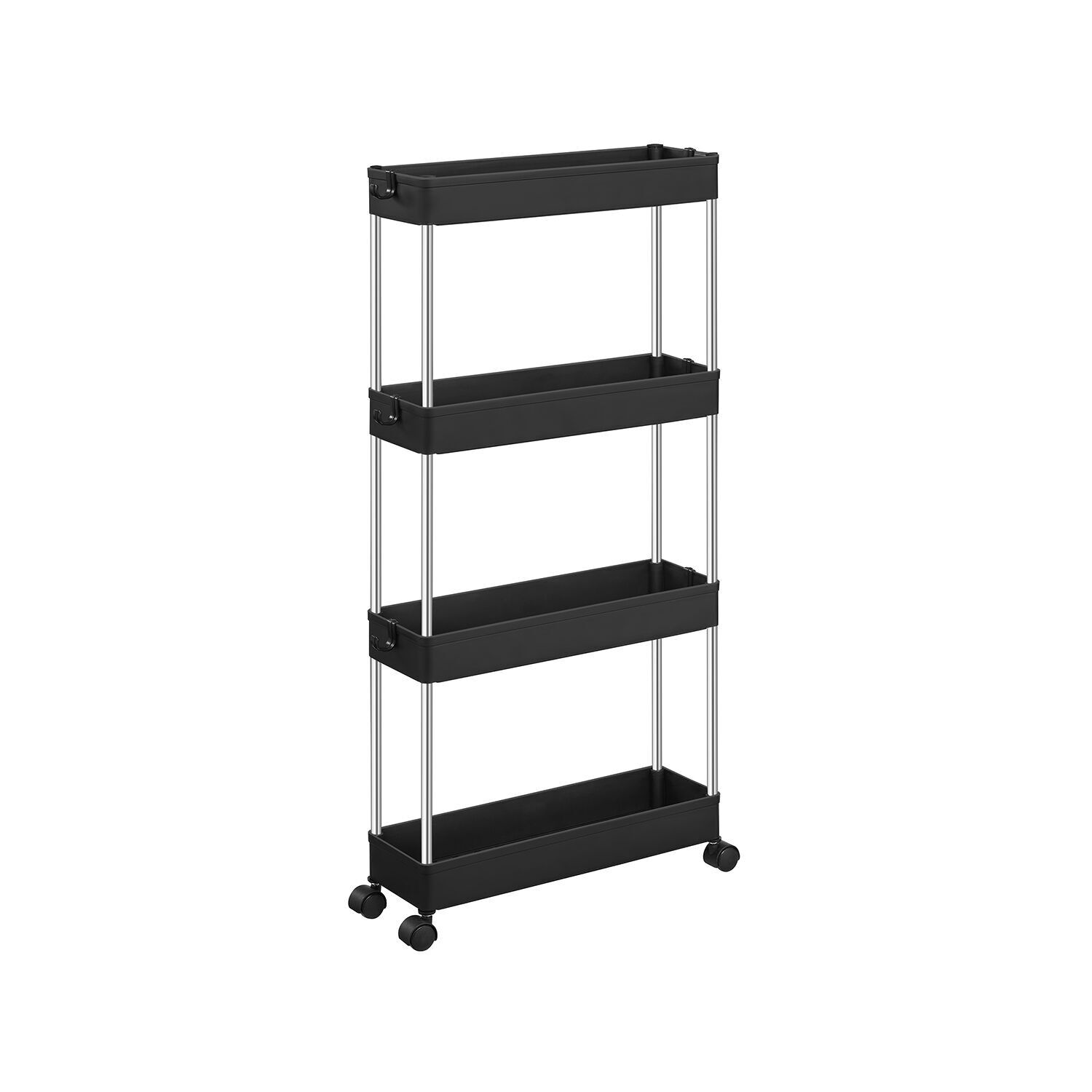 Narrow 4-layer trolley, 40 x 13.5 x 86 cm