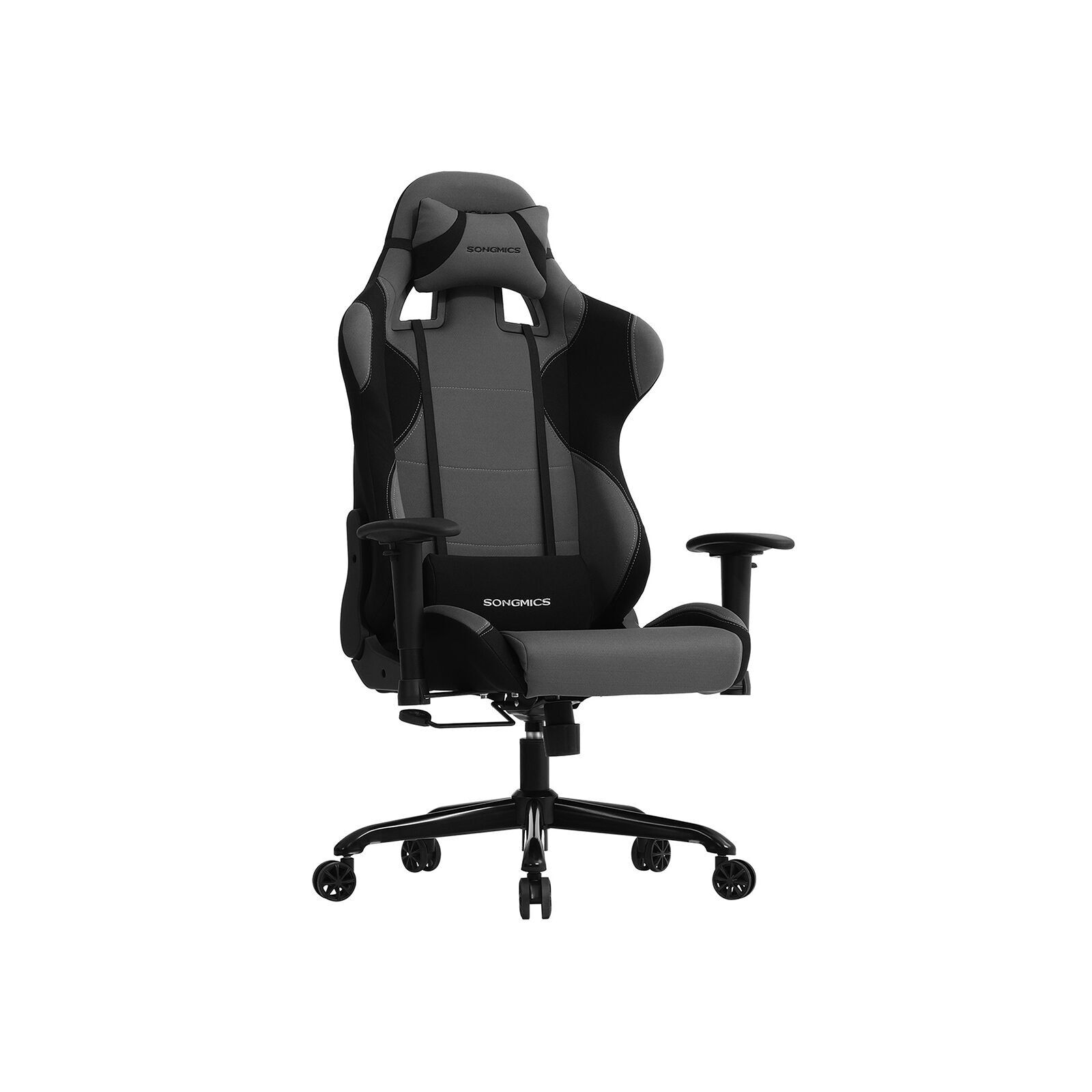 Gaming chair polyester black-gray