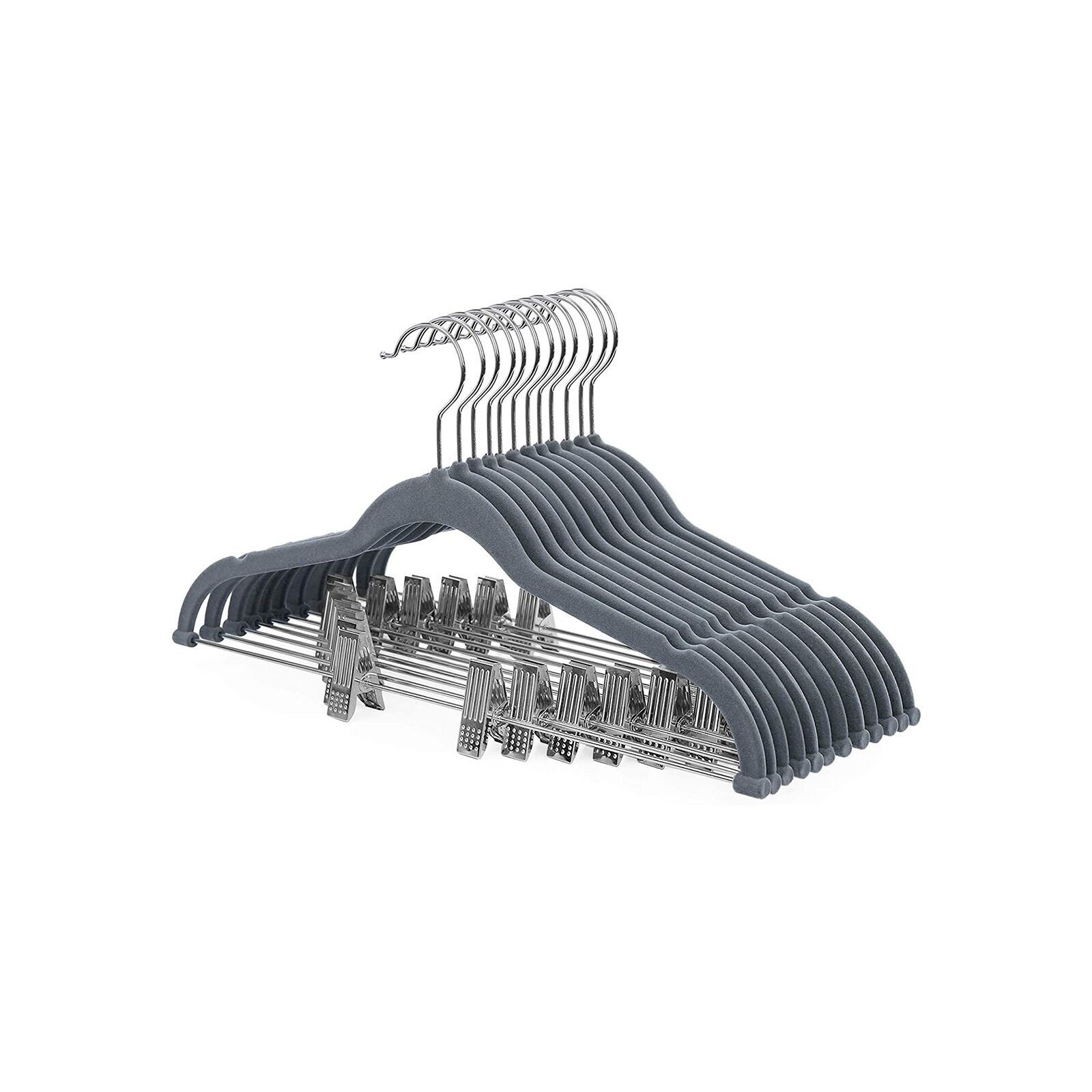 Cintre avec crochets rotatifs à 360°, 42.5x0.5x23.5 cm