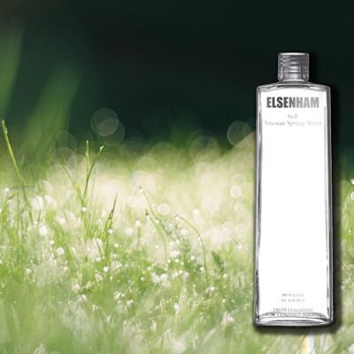 ELSENHAM Spring water fine bubbles 75cl lost glass (addition of carbon dioxide)
