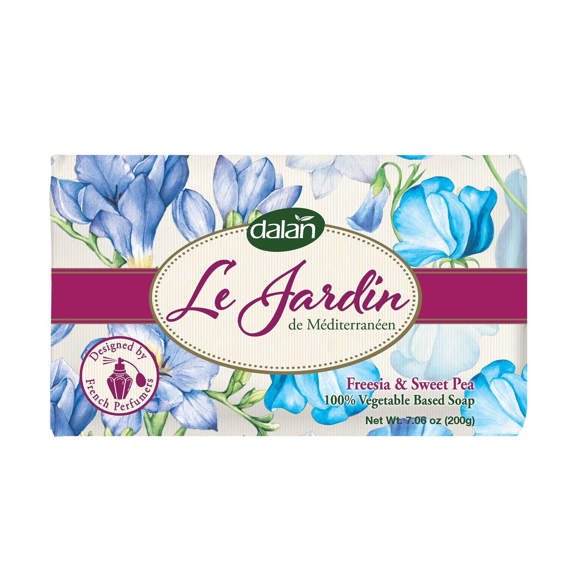 Dalan Le Jardin Sapone Vegetale Puro Fresia E Pisello Dolce 200g