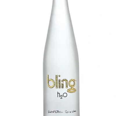 BLING H2O Goldilocks Spring water 75cl glass lost - or not !!!!