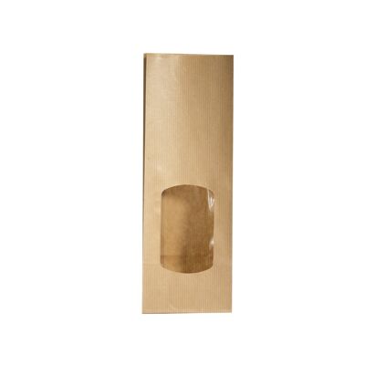 Kraft bag with window n ° 1