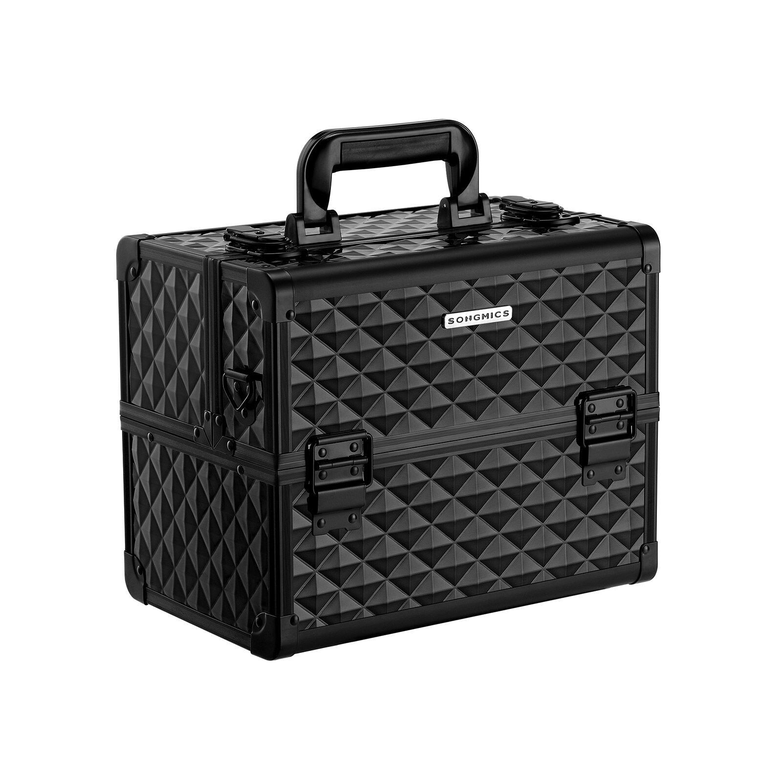 Cosmetic case with black handle, 36 x 28 x 23 cm