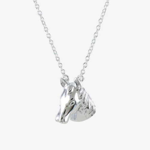 Sterling Silver Horse Head Necklace