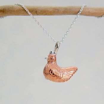 Collier en argent sterling Poulet Licken 5