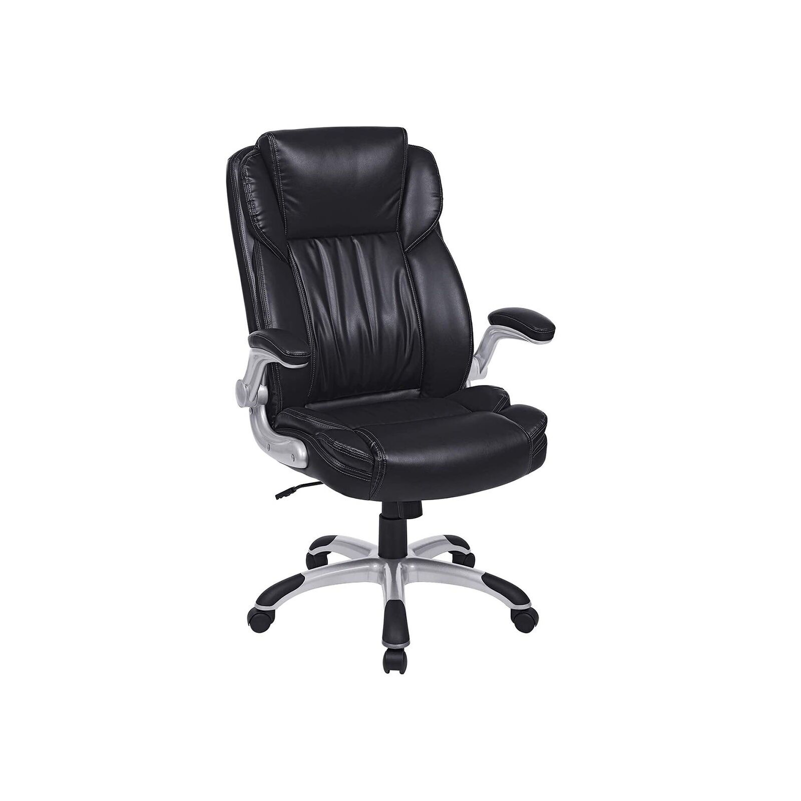 Fauteuil de direction en simili cuir noir