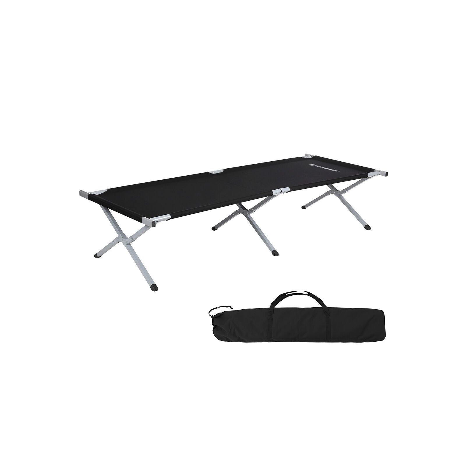 Lit de camping pliant, 190 x 64 x 42 cm