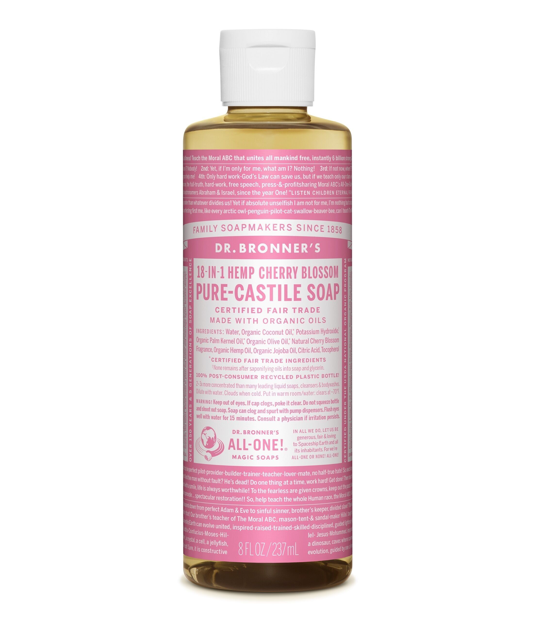 Dr Bronner's Cherry Blossom Pure Castile Soap 240ml