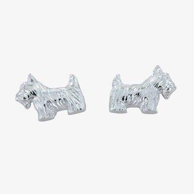 Scottie Dog Stud Earrings