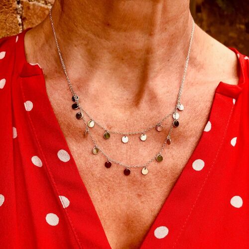 2 Layer Dot Necklace