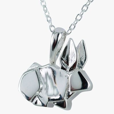Origami rabbit Necklace