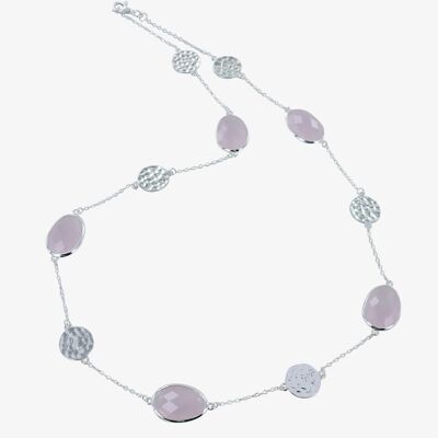 Collier Candy 5 Pierres ROSE