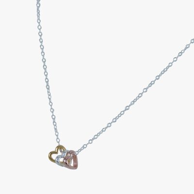 Amore Trio Heart Necklace