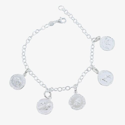 Horse Coin Charm and Bracelet