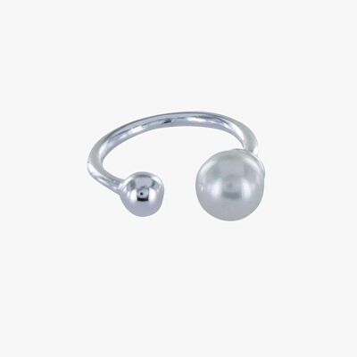 Sterling Silver and Pearl Ear Cuff