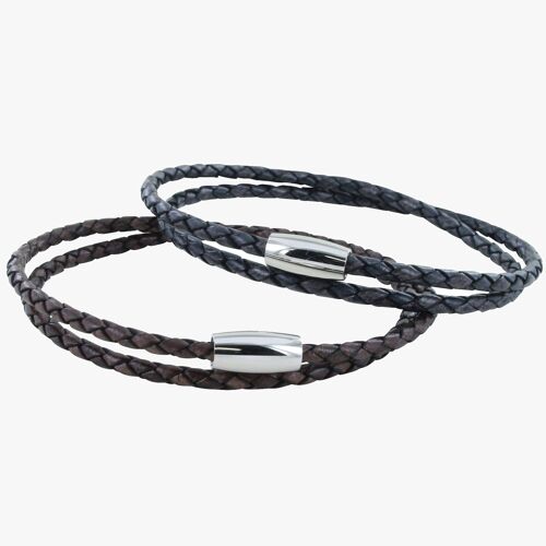 Ranger Fine Leather Bracelet BLK
