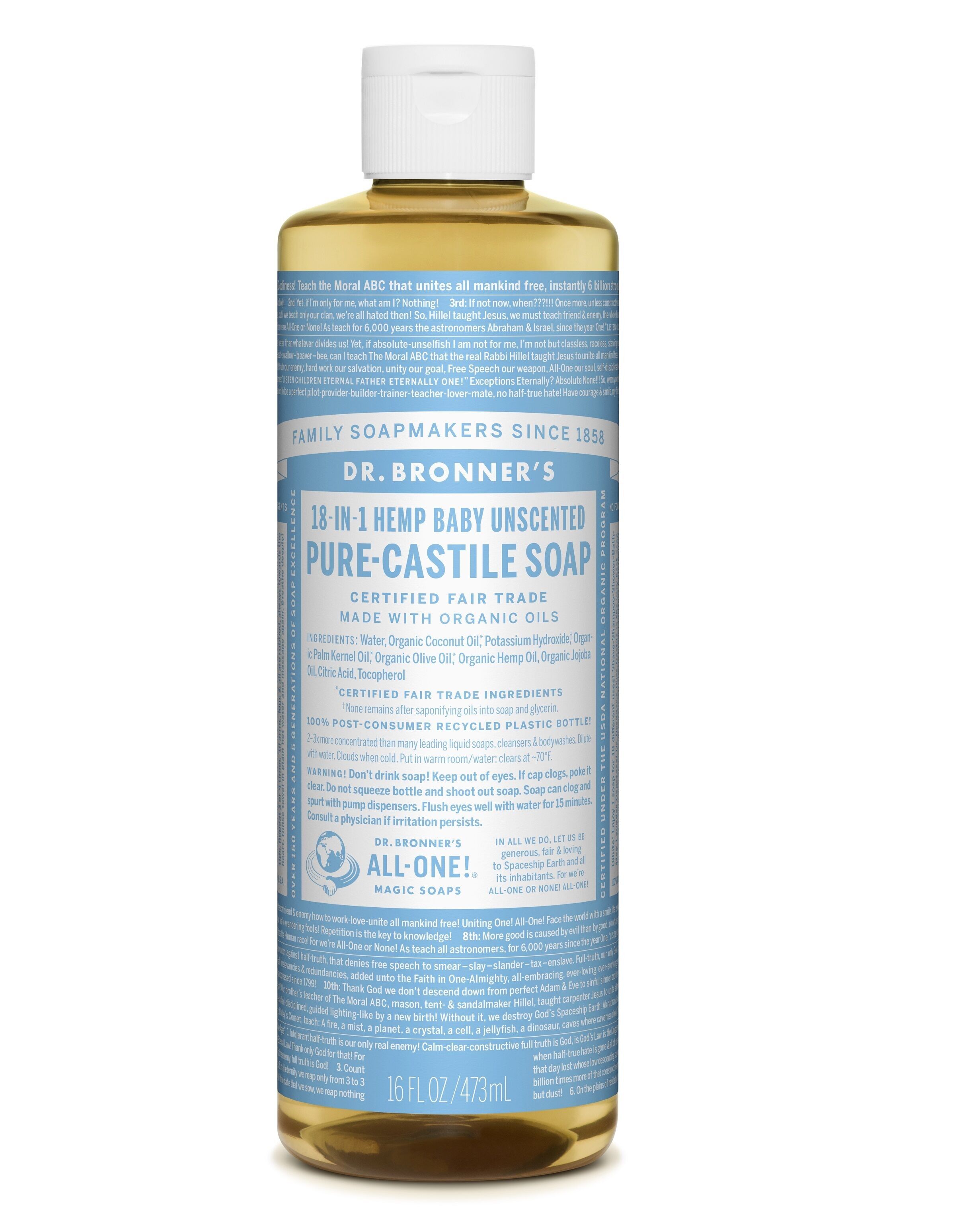 Dr. Bronner's Almond Castile Liquid Soap 475ml