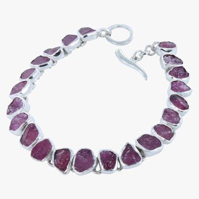 Rough Ruby Bracelet