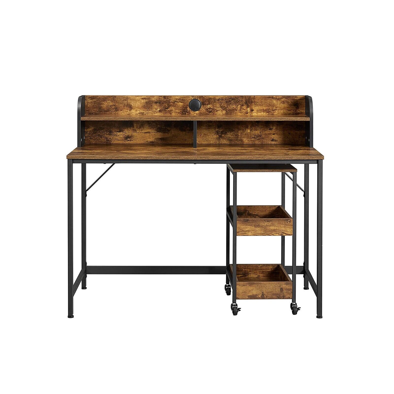 Bureau avec support pour écran, 118 x 60 x 100 cm