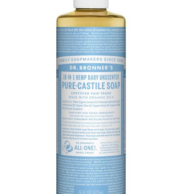 Dr. Bronner's Baby Mild Castile Liquid Soap 475ml