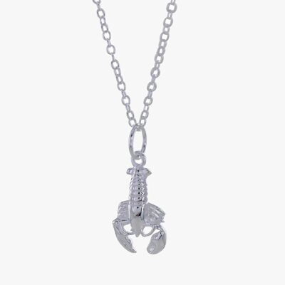 Collana aragosta in argento sterling