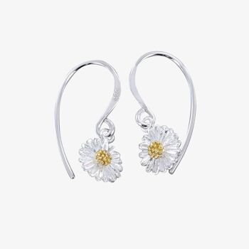 Boucle d'oreille marguerite 2