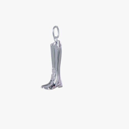 Large Sterling Silver Riding Boot Charm