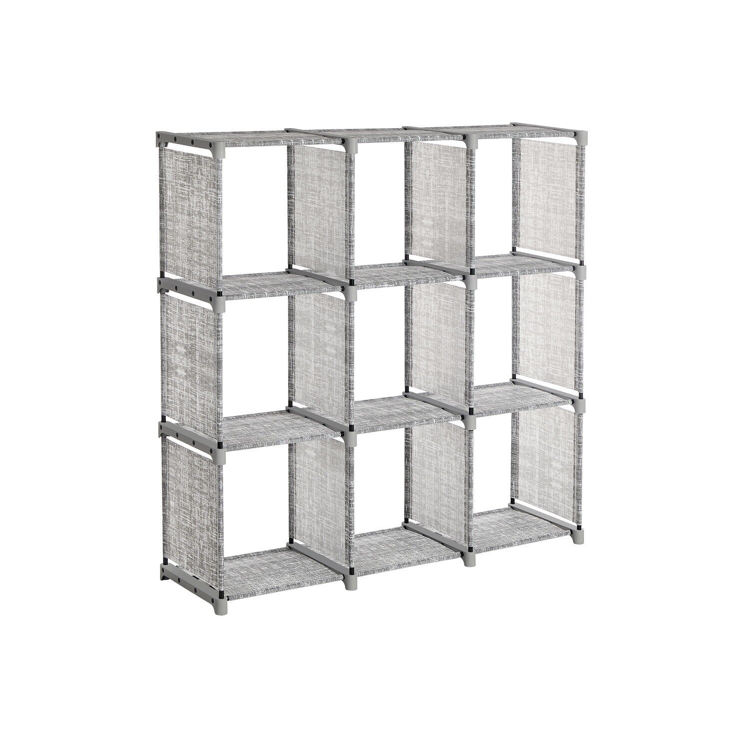 Étagère de rangement à 9 compartiments