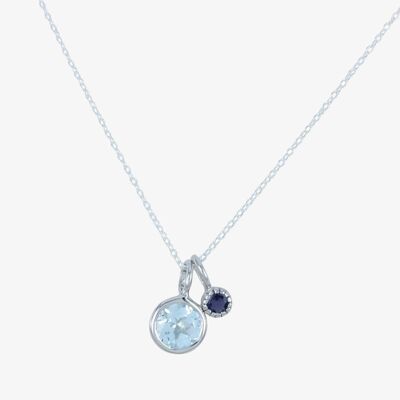 Collana Iris Blue Topaz e Iolite