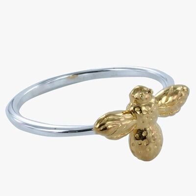 Bumble Bee Ring Gold