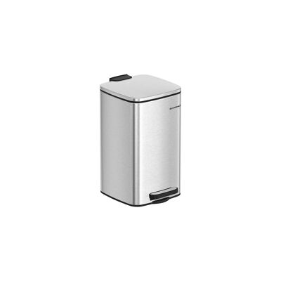 Seau cosmétique 8 litres argent métallisé, 23.9 x 19.3 x 33.5 cm (L x l x H) Hauteur totale (avec couvercle ouvert) : 52.Dimensions intérieures du seau : 2 cm.3 x 19.1 x 29. 3 cm