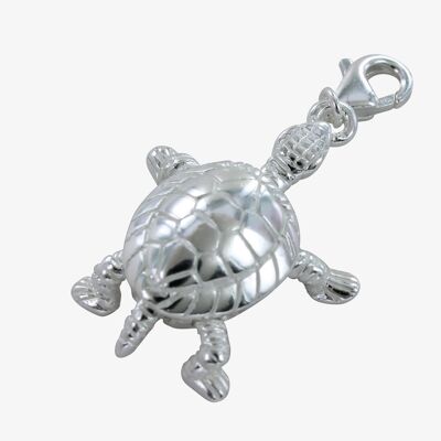 Silberner Schildkröten-Charm