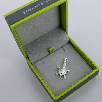 Charm tortue en argent 3