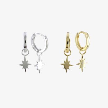 Boucles d'oreilles en argent Follow That Star 3