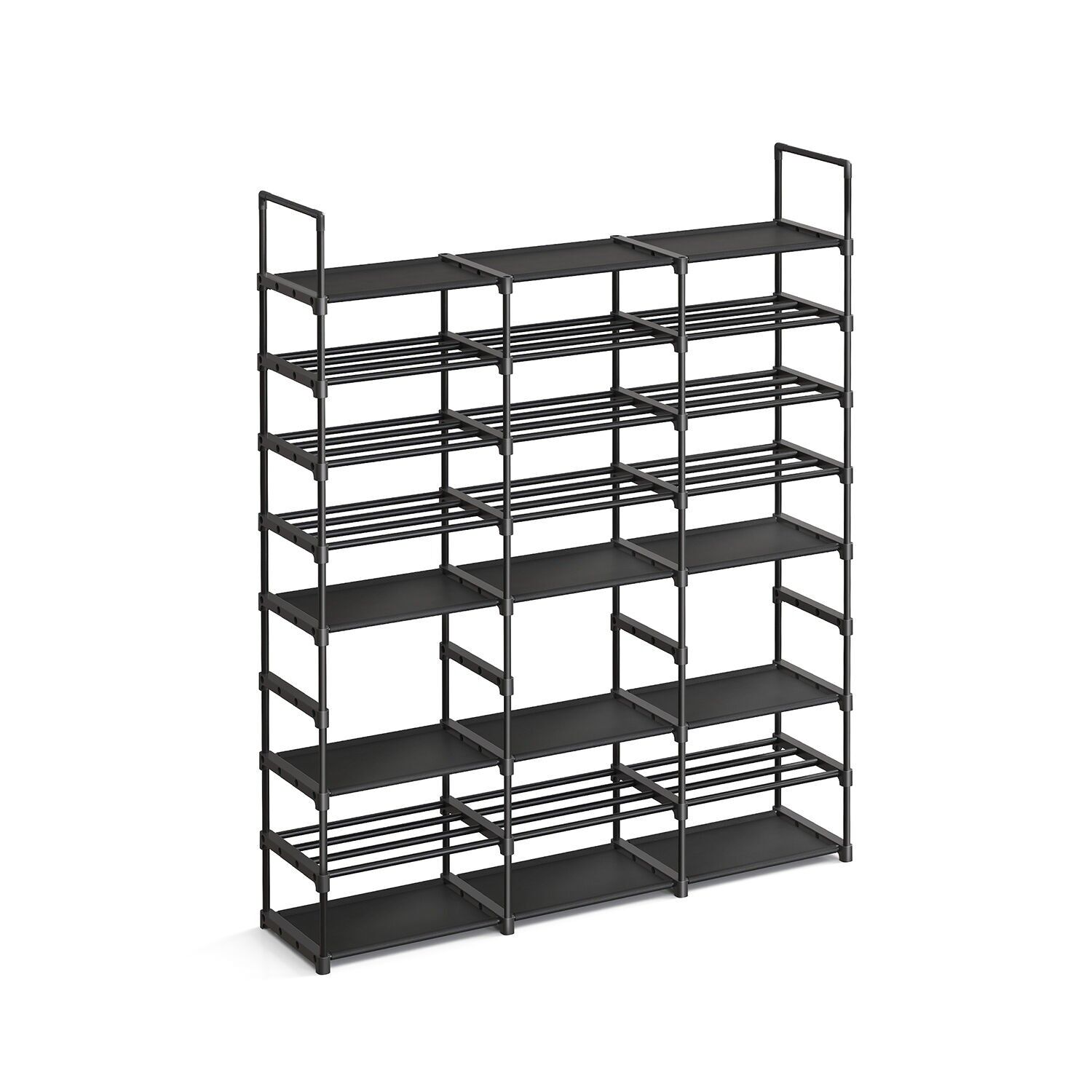 8-tier shoe rack for up to 48 pairs of shoes, 29.5 x 129 x 157.6 cm