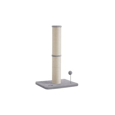 Scratching post 85 cm high with bell and cuddly ball