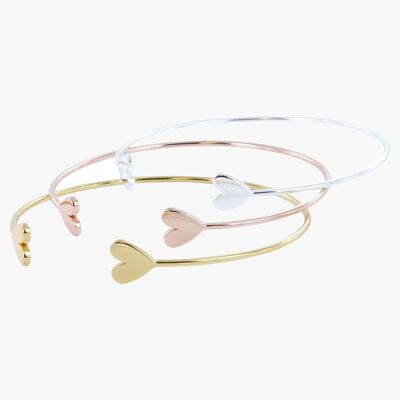 Bracelet Cœur 2 Coeurs