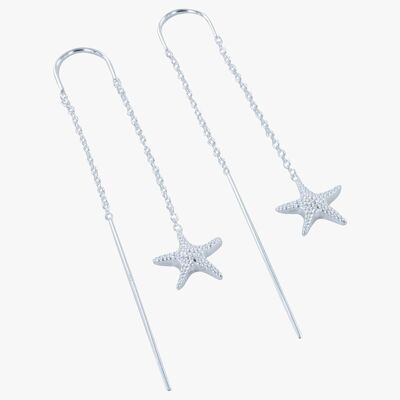 Falling Starfish Earrings