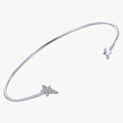Starry Night Pave Cuff Bracelet