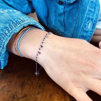 Bracelet Étoilé Bleu 4