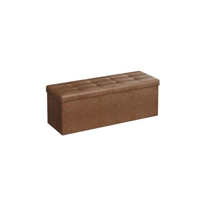 Klappbank 120 Liter 38 x 110 x 38 cm kaffeebraun