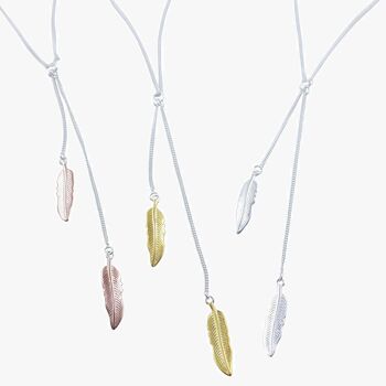 Collier Goutte Feuille 3