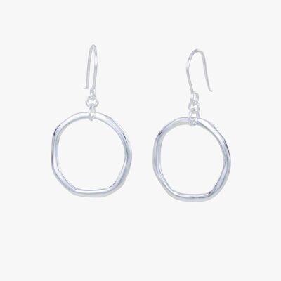 Silver Arena Earrings