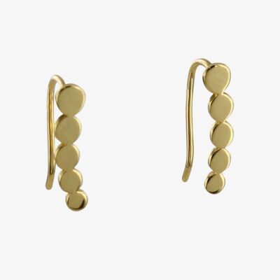 Dotty Hook Ohrring Gold