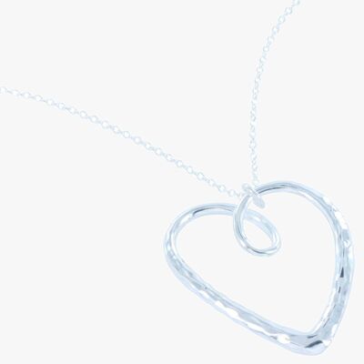 Curly Whirly Heart Necklace