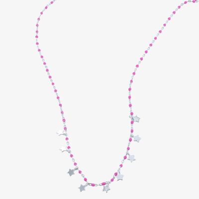 Pink Starry Necklace